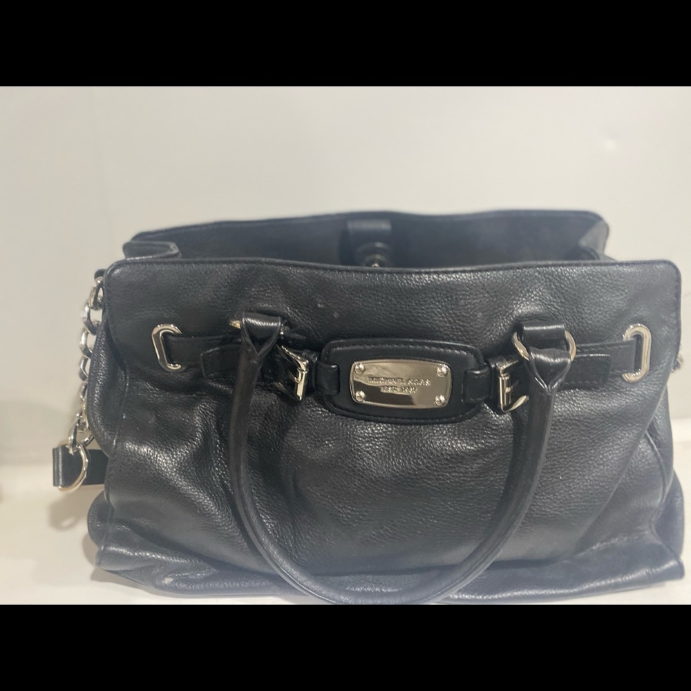 Black leather Michael Kors bag